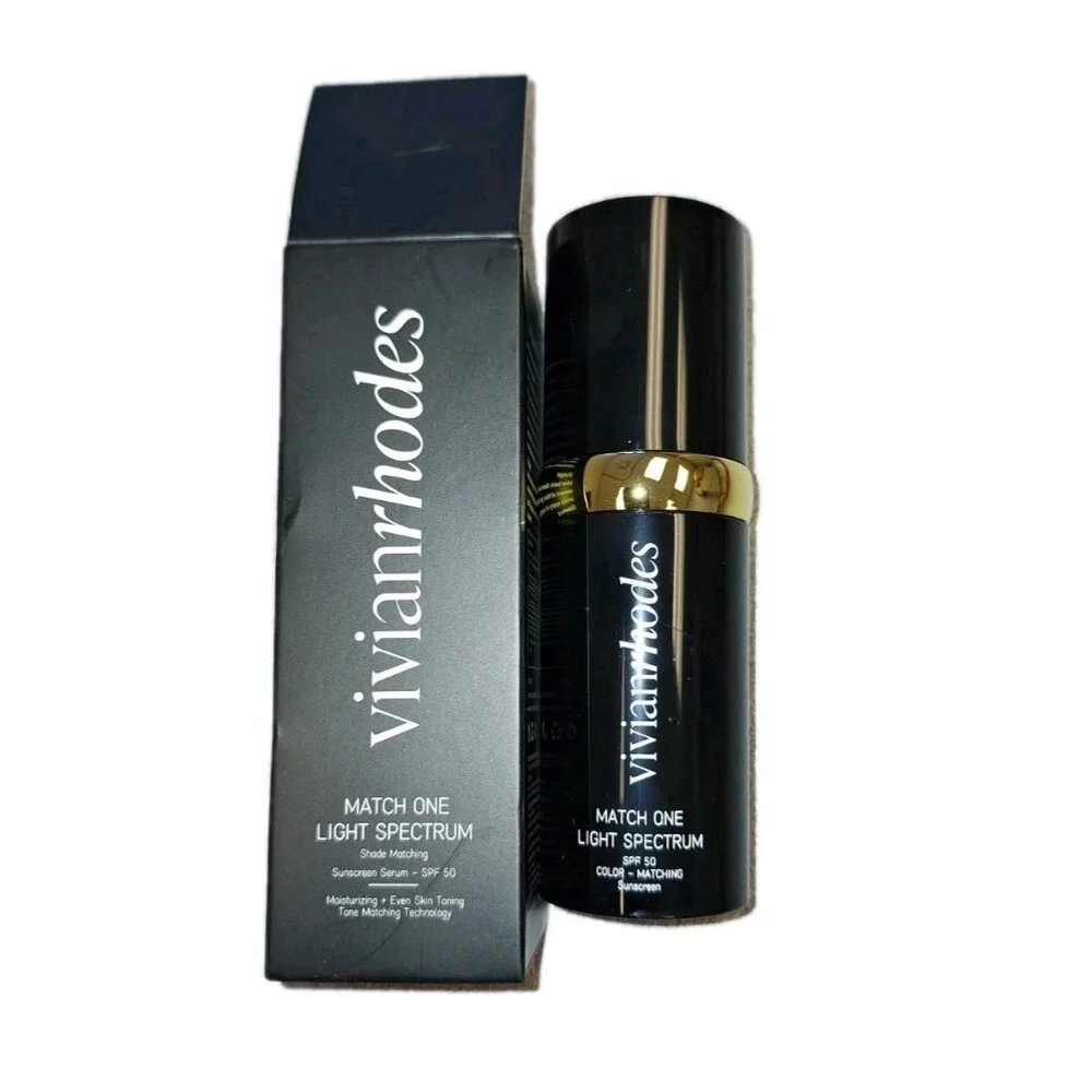 Foundation 4 in 1 - Color Changing, Light, SPF 50,  New With Box Vivian Rhodes